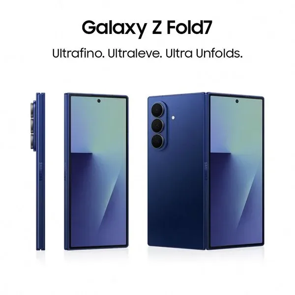 image-6 Samsung Galaxy Z Fold 7: O Smartphone Dobrável Mais Fino do Mundo