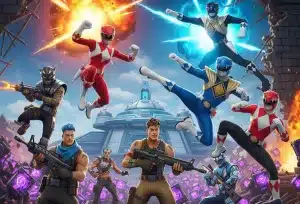 Fortnite e Power Rangers