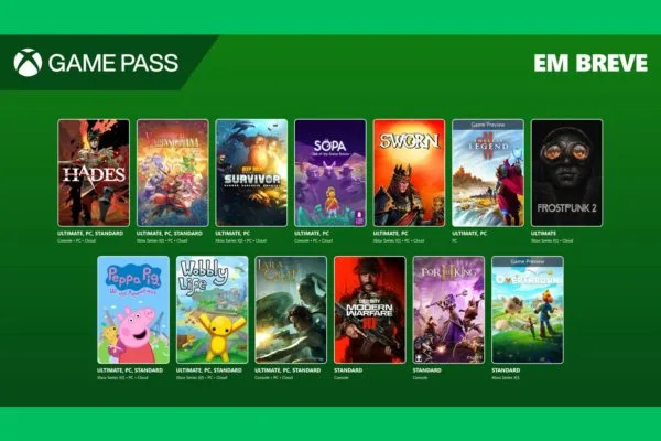 Xbox Game Pass em Setembro