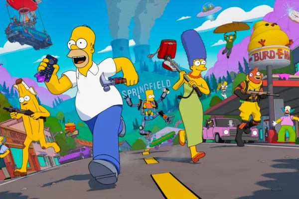 simpsons fortnite